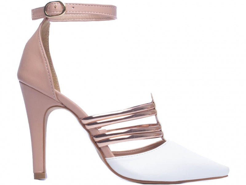 Calçado Feminino Scarpin em Napa Speechio Metalizado