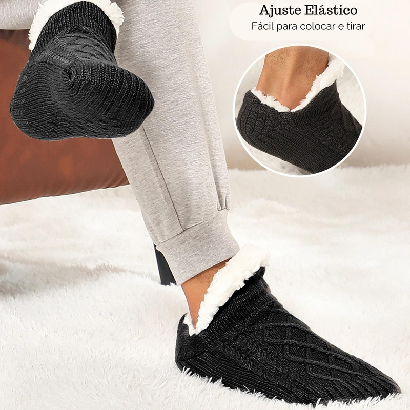 Meias Térmicas de Pelúcia Cozy
