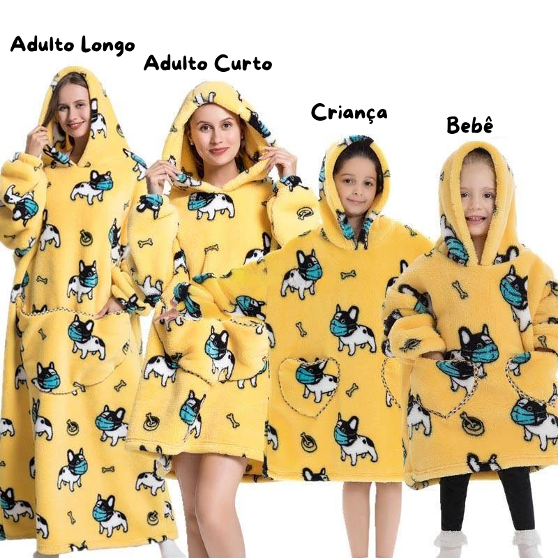Hoodies - Cobertor de Manta para Vestir