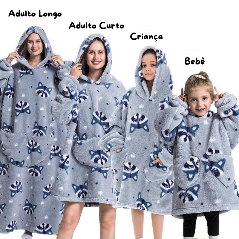 Hoodies - Cobertor de Manta para Vestir