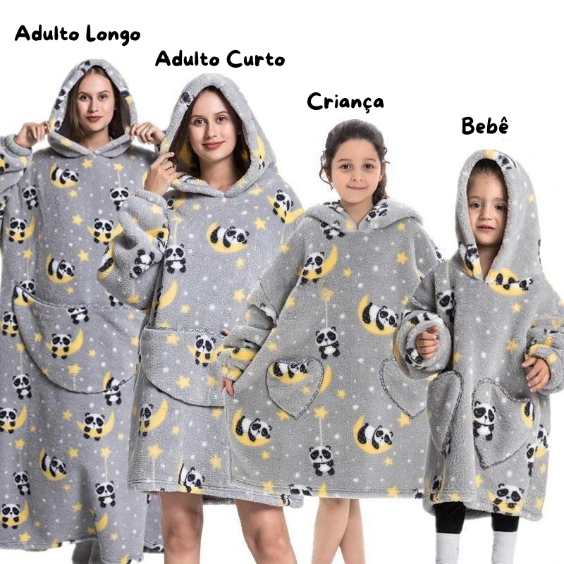 Hoodies - Cobertor de Manta para Vestir