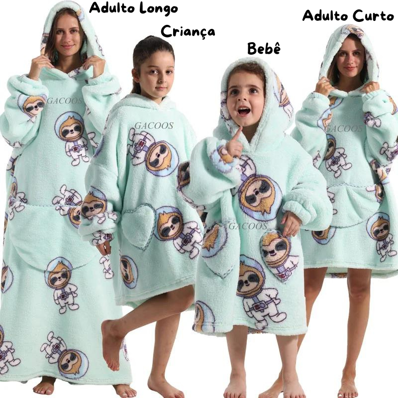 Hoodies - Cobertor de Manta para Vestir