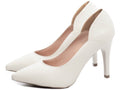 Calçado Feminino Scarpin em Napa e Calcanhar em Croco