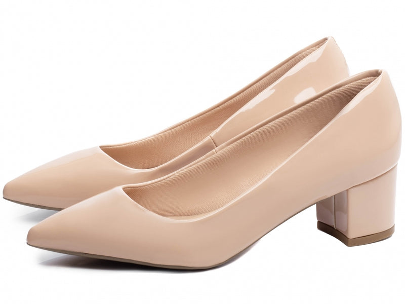 Calçado Feminino Scarpin Baixo em Verniz