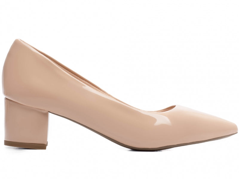 Calçado Feminino Scarpin Baixo em Verniz