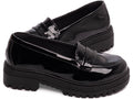 Mocassim Feminino em Verniz Tratorado