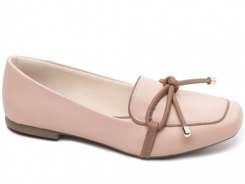 Mocassim Feminino em Napa com Laço