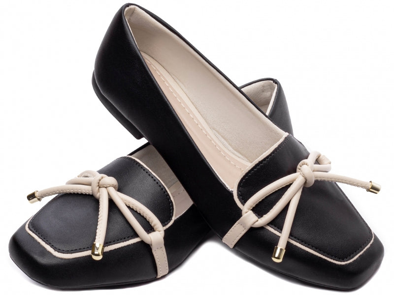 Mocassim Feminino em Napa com Laço