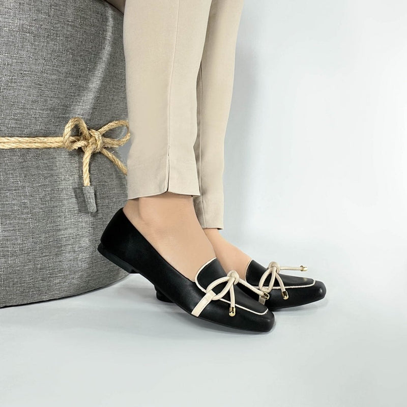 Mocassim Feminino em Napa com Laço