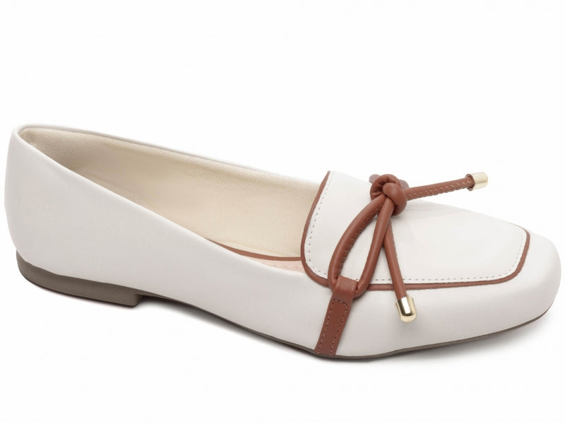 Mocassim Feminino em Napa com Laço