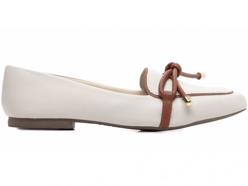 Mocassim Feminino em Napa com Laço