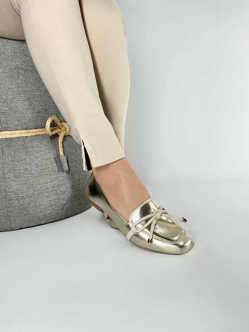 Mocassim Feminino em Napa com Laço - Cores