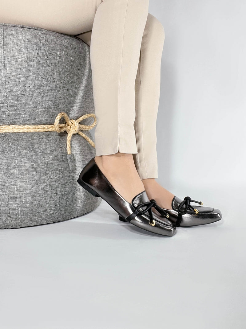 Mocassim Feminino em Napa com Laço - Cores