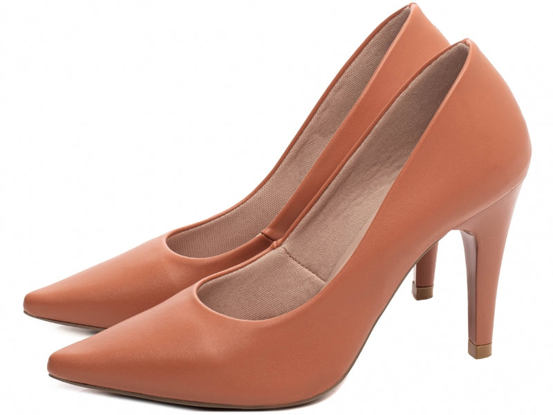 Calçado Feminino Scarpin em Napa Bico e Salto Fino