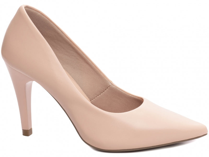 Calçado Feminino Scarpin em Napa Bico e Salto Fino