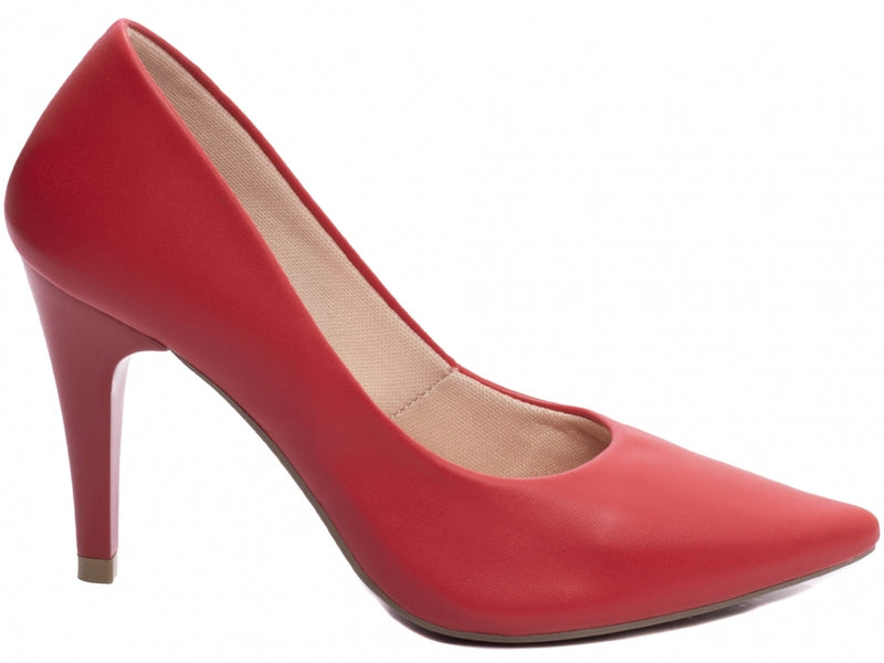 Calçado Feminino Scarpin em Napa Bico e Salto Fino