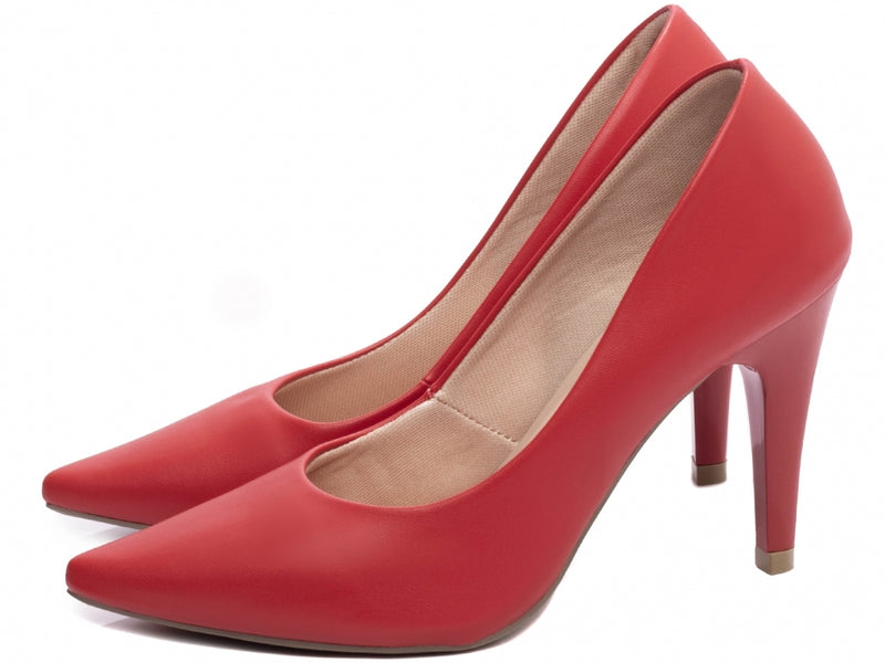 Calçado Feminino Scarpin em Napa Bico e Salto Fino