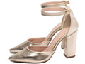 Calçado Feminino Scarpin em Verniz com Alça - Cores
