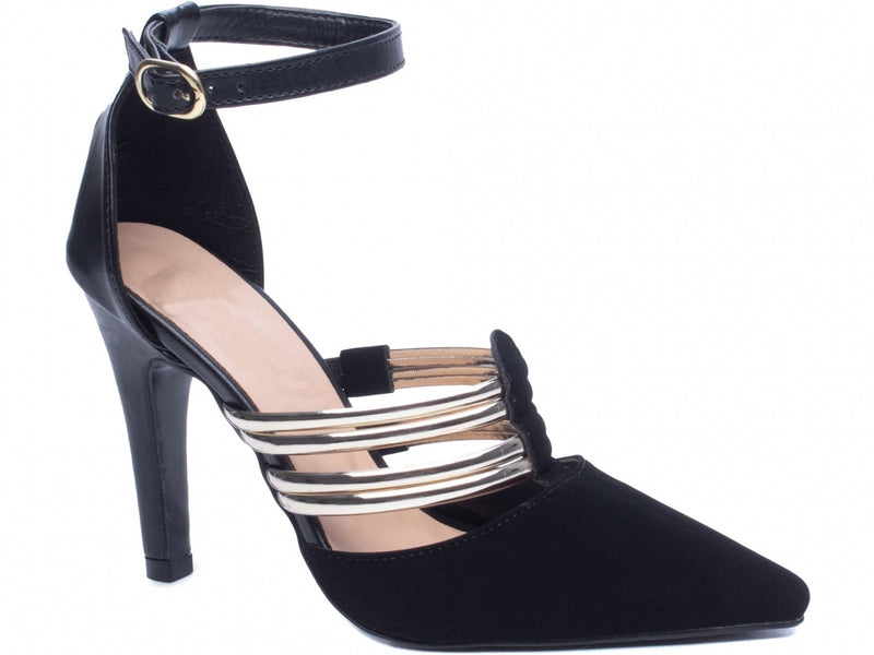 Calçado Feminino Scarpin em Napa Speechio Metalizado