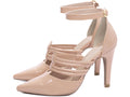 Calçado Feminino Scarpin com Tiras em Verniz
