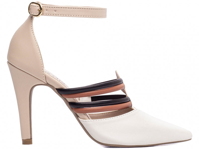 Calçado Feminino Scarpin em Napa Speechio Metalizado