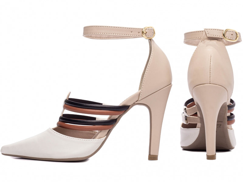 Calçado Feminino Scarpin em Napa Speechio Metalizado