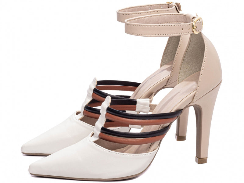 Calçado Feminino Scarpin em Napa Speechio Metalizado