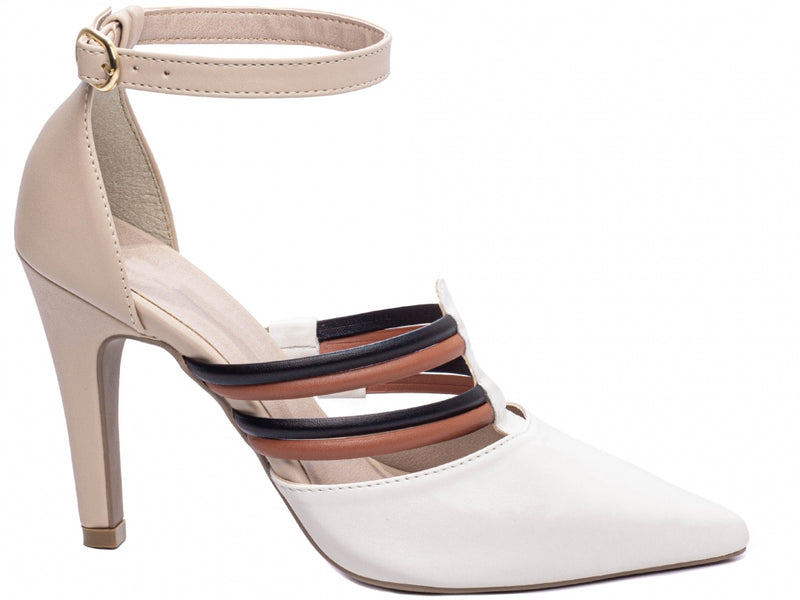 Calçado Feminino Scarpin em Napa Speechio Metalizado
