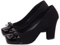 Calçado Feminino Scarpin em Nobuck Bico Quadrado