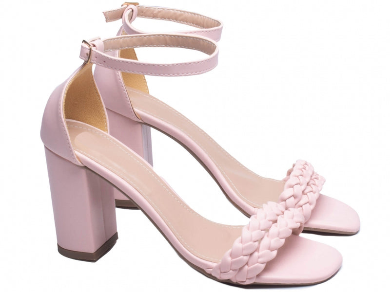 Sandália Feminina de Napa com Trançados - Cores