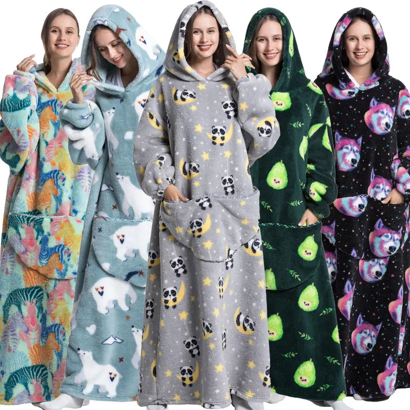 Hoodies - Cobertor de Manta para Vestir
