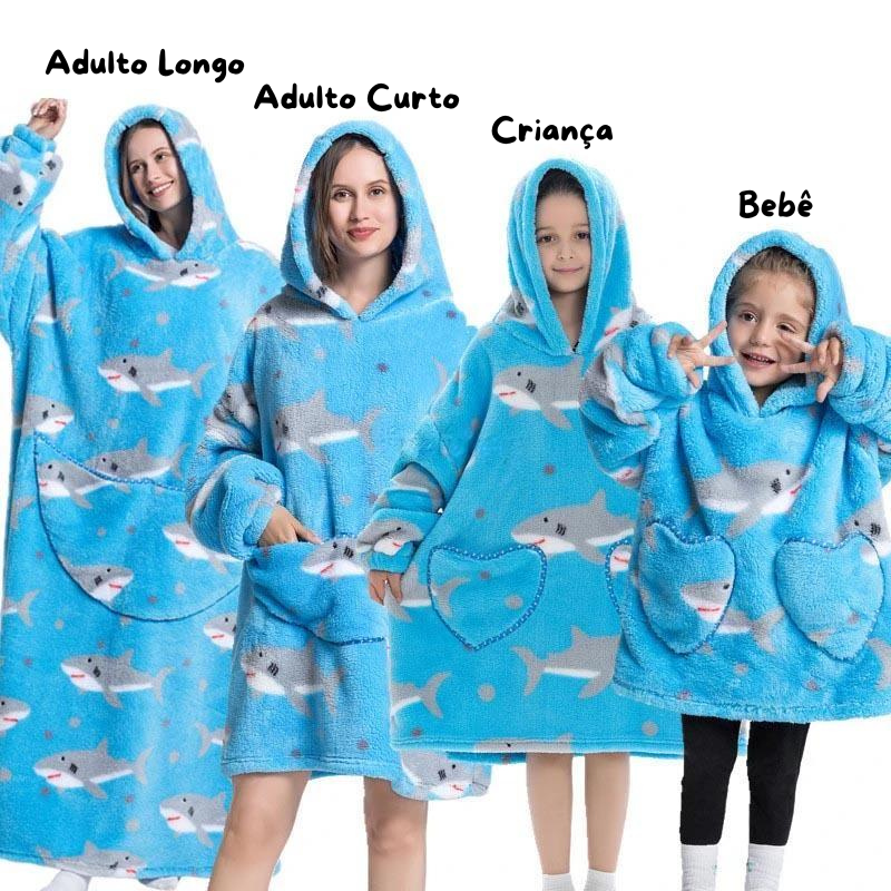 Hoodies - Cobertor de Manta para Vestir