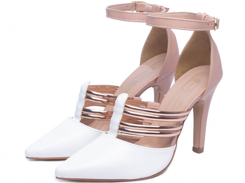 Calçado Feminino Scarpin em Napa Speechio Metalizado